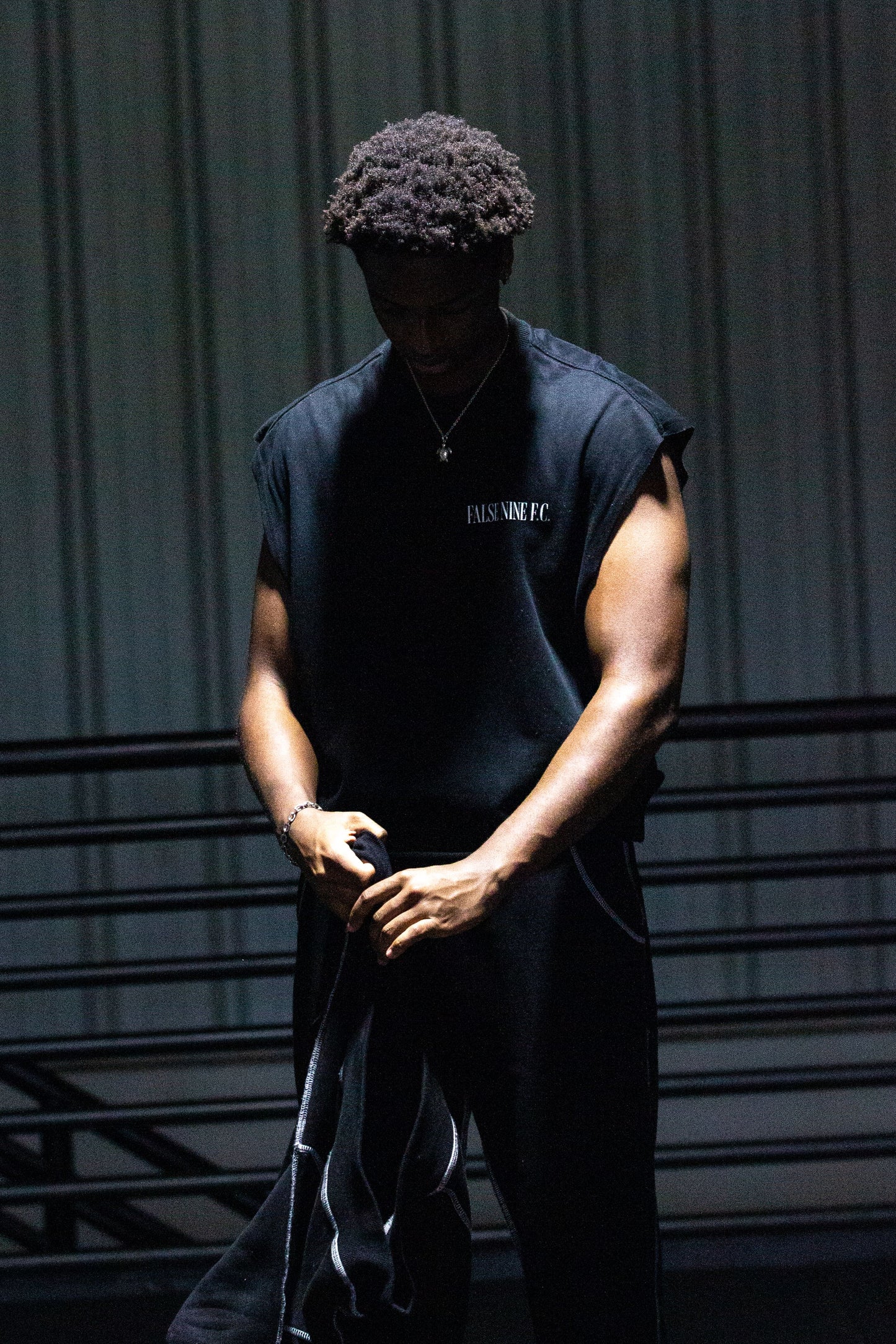 Black F9FC Tank Top