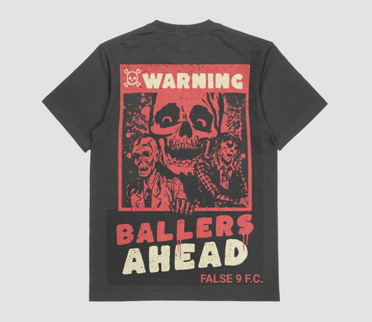 Black Halloween Edition 'Ballers Ahead' Graphic Tee